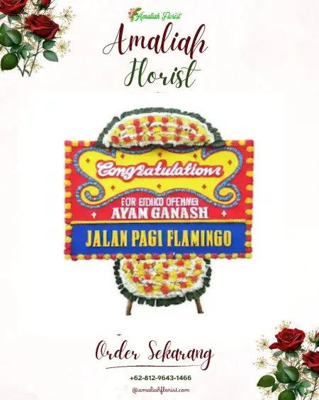 Sewa Papan Bunga Taman Suropati